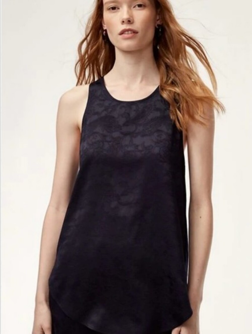 Wilfred Sevres Paisley Blouse Navy Paisley